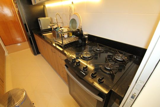Cozinha de apartamento para alugar com 3 quartos, 95m² em Jardim Aquarius, São José dos Campos