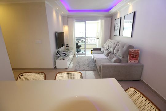 Sala de apartamento para alugar com 3 quartos, 95m² em Jardim Aquarius, São José dos Campos