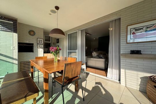 Varanda de apartamento à venda com 3 quartos, 109m² em Jardim Caravelas, São Paulo