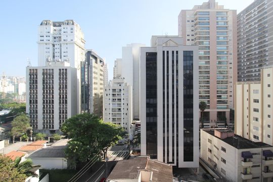 Vista Varanda de kitnet/studio à venda com 1 quarto, 25m² em Itaim Bibi, São Paulo