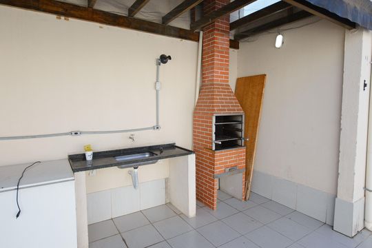 Área comum - Churrasqueira de apartamento para alugar com 2 quartos, 62m² em Granja Daniel, Taubaté
