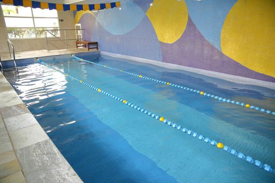Área comum - Piscina coberta  de apartamento à venda com 3 quartos, 123m² em Centro, São Bernardo do Campo