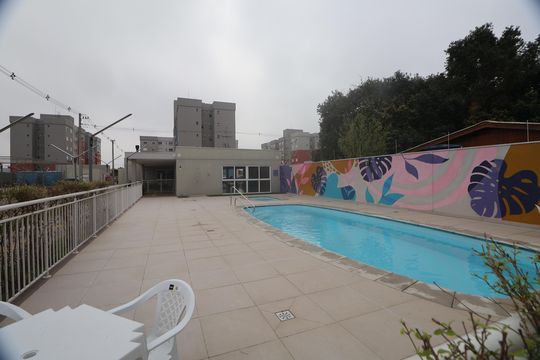 Área comum - Piscina de apartamento para alugar com 2 quartos, 50m² em Harmonia, Canoas