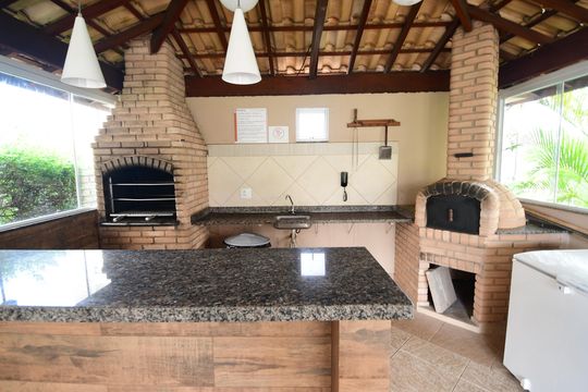 Área comum - Churrasqueira de apartamento à venda com 3 quartos, 64m² em Bonfim, Campinas