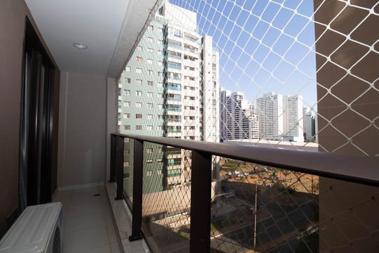 Sacada de apartamento para alugar com 1 quarto, 48m² em Águas Claras, Brasília