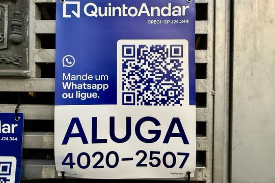 Placa  de casa para alugar com 1 quarto, 25m² em Campo Belo, São Paulo