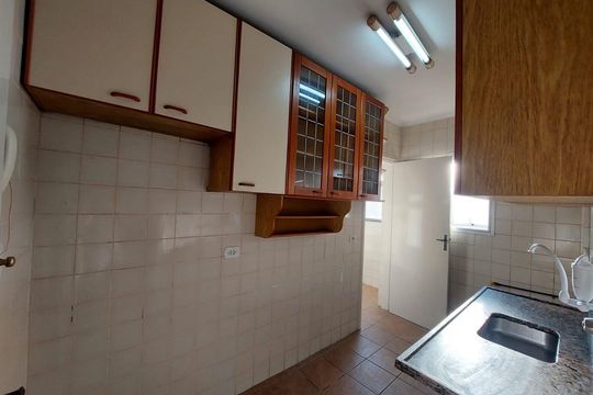 Cozinha de apartamento à venda com 2 quartos, 62m² em Vila Gumercindo, São Paulo