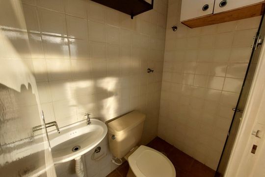 Banheiro de apartamento à venda com 2 quartos, 62m² em Vila Gumercindo, São Paulo