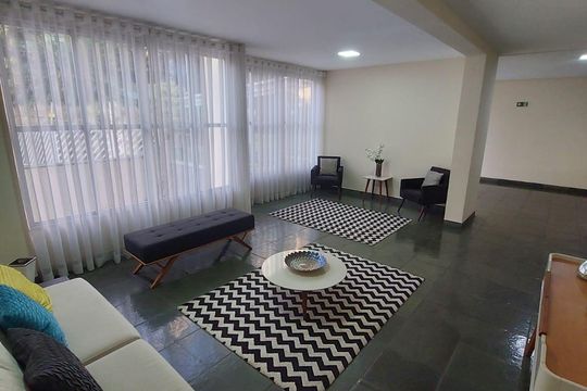 Área externa de apartamento à venda com 2 quartos, 62m² em Vila Gumercindo, São Paulo