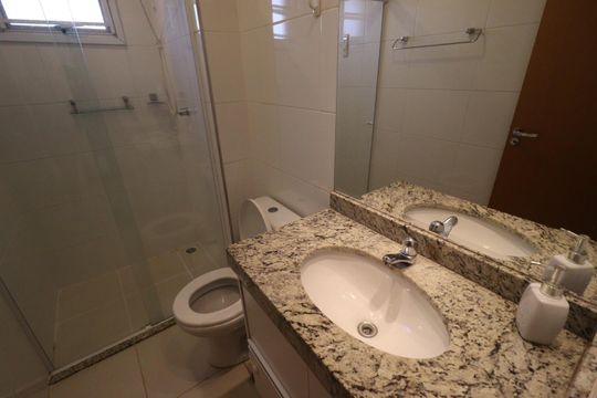 Banheiro de apartamento para alugar com 2 quartos, 45m² em Jardim Palma Travassos, Ribeirão Preto