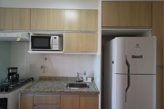 Cozinha de apartamento para alugar com 2 quartos, 45m² em Jardim Palma Travassos, Ribeirão Preto