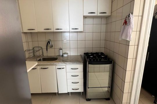 cozinha de apartamento à venda com 2 quartos, 50m² em Nova Suíça, Belo Horizonte