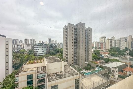 Vista Varanda de apartamento para alugar com 1 quarto, 42m² em Brooklin, São Paulo