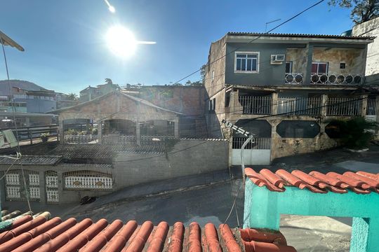 Vista da Sala de casa para alugar com 1 quarto, 45m² em Vila Valqueire, Rio de Janeiro