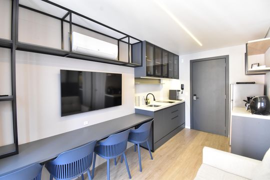 Studio de kitnet/studio para alugar com 1 quarto, 25m² em Centro, Curitiba