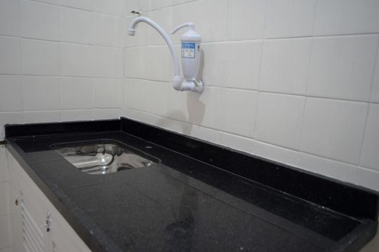 Cozinha de kitnet/studio à venda com 1 quarto, 39m² em Pinheiros, São Paulo