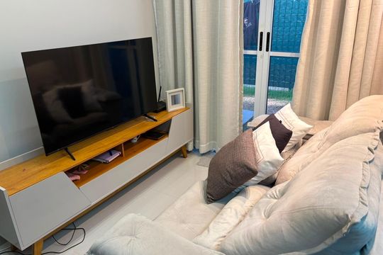 Sala de apartamento para alugar com 1 quarto, 57m² em Jardim Alvorada, Nova Iguaçu