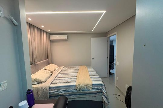 Quarto de apartamento para alugar com 1 quarto, 57m² em Jardim Alvorada, Nova Iguaçu