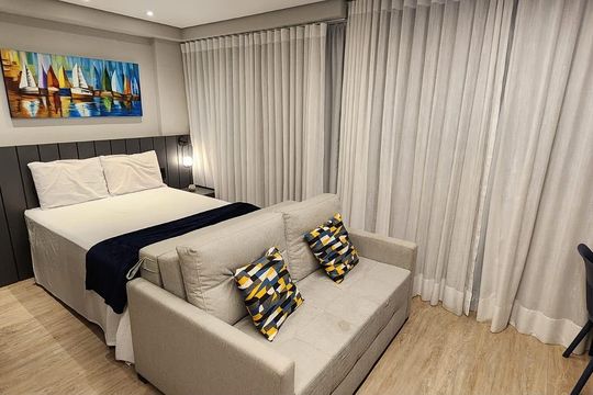 Sala/Quarto de apartamento para alugar com 1 quarto, 26m² em Água Verde, Curitiba