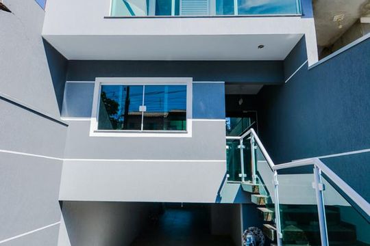 Fachada de casa à venda com 3 quartos, 125m² em Parque Continental Ii, Guarulhos