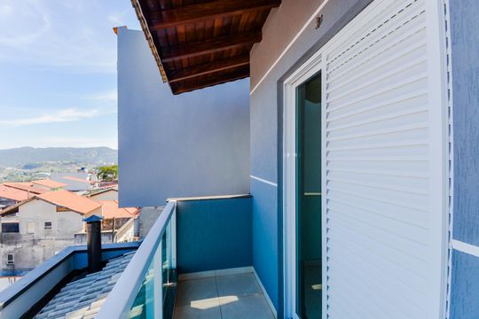 Varanda do Quarto 2 de casa à venda com 3 quartos, 125m² em Parque Continental Ii, Guarulhos