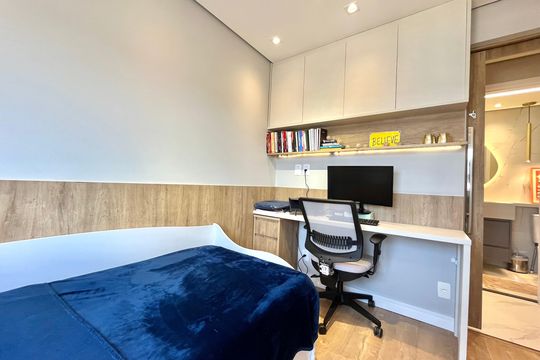 Quarto 2 de apartamento para alugar com 2 quartos, 60m² em Jardim Prudência, São Paulo