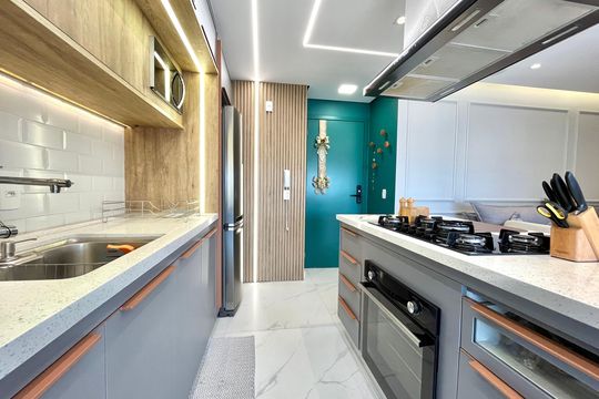 Cozinha de apartamento para alugar com 2 quartos, 60m² em Jardim Prudência, São Paulo