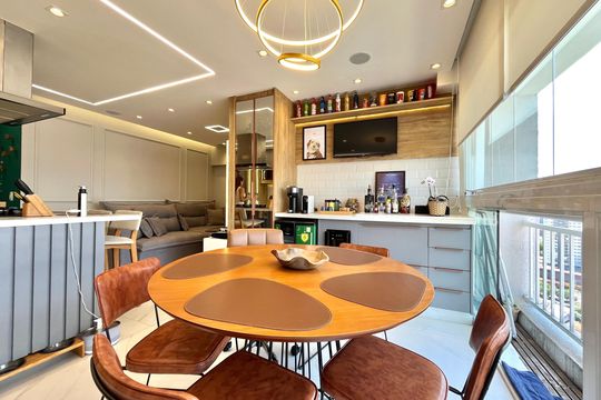 Varanda de apartamento para alugar com 2 quartos, 60m² em Jardim Prudência, São Paulo