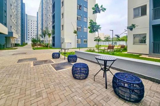 Área comum de apartamento para alugar com 2 quartos, 36m² em Jardim São Luís, São Paulo