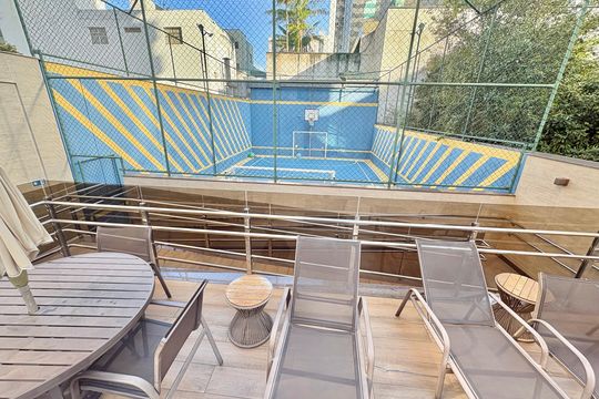 Área comum - Quadra de apartamento à venda com 3 quartos, 100m² em Funcionários, Belo Horizonte
