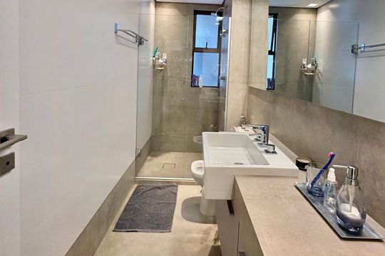 Banheiro Social de apartamento à venda com 3 quartos, 100m² em Funcionários, Belo Horizonte