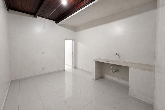 Cozinha de apartamento para alugar com 1 quarto, 35m² em Botafogo (Justinópolis), Ribeirão das Neves