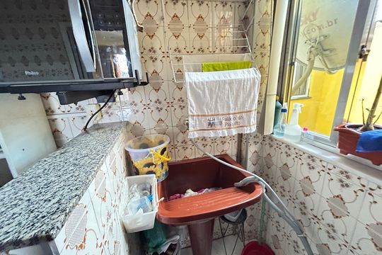Área de Serviço de apartamento para alugar com 2 quartos, 54m² em Vila Valqueire, Rio de Janeiro
