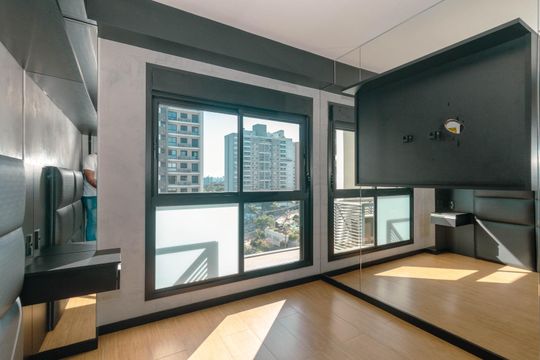 Quarto de apartamento para alugar com 1 quarto, 48m² em Jardim do Salso, Porto Alegre
