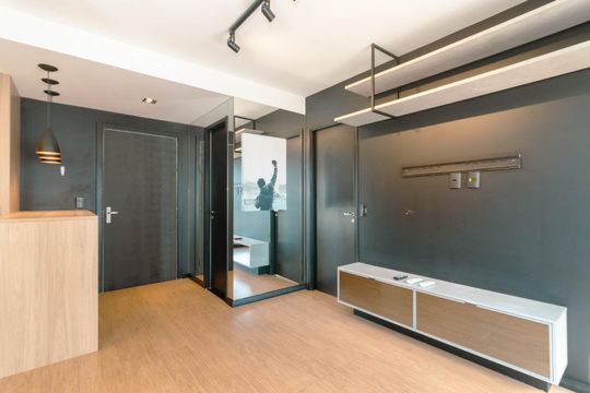 Sala de apartamento para alugar com 1 quarto, 48m² em Jardim do Salso, Porto Alegre
