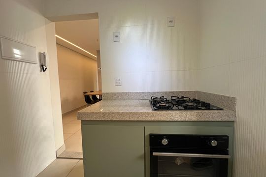 Cozinha de apartamento para alugar com 2 quartos, 73m² em Castelo, Belo Horizonte