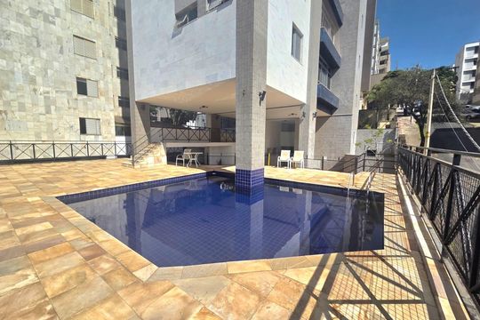 Área comum - Piscina de apartamento à venda com 2 quartos, 130m² em Gutierrez, Belo Horizonte