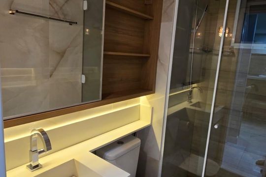 Banheiro de apartamento para alugar com 2 quartos, 41m² em Tucuruvi, São Paulo