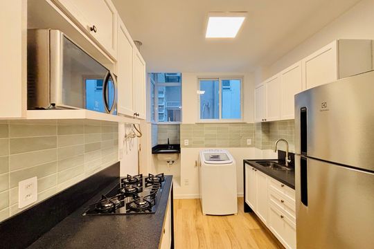 Apartamento para alugar com 1 quarto, 55m² em Humaitá, Rio de Janeiro