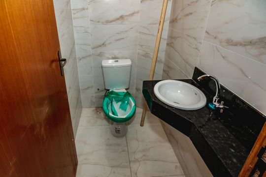 Lavabo de casa à venda com 2 quartos, 87m² em Jardim Leblon, Belo Horizonte