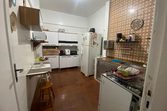 Cozinha de apartamento à venda com 3 quartos, 130m² em Icaraí, Niterói