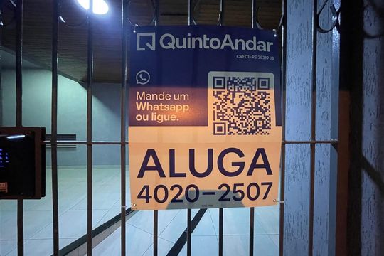 Placa Instalada em 04/08/2026 - Cod.HDIC-198 de apartamento para alugar com 2 quartos, 78m² em Ideal, Novo Hamburgo