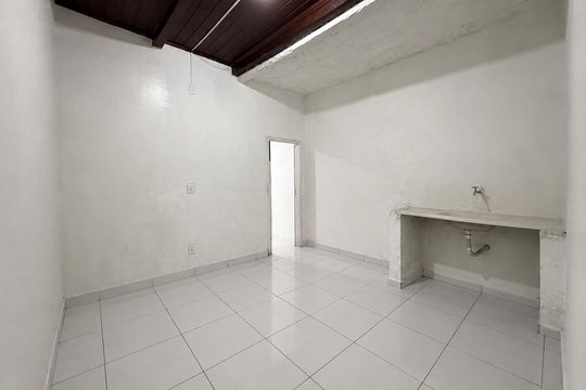 Cozinha de apartamento para alugar com 1 quarto, 35m² em Botafogo (Justinópolis), Ribeirão das Neves