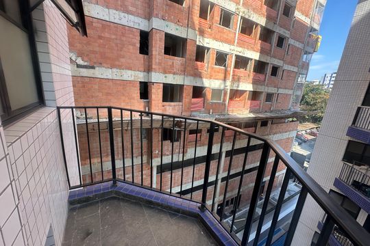 Varanda de apartamento para alugar com 1 quarto, 36m² em Centro, São Vicente