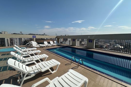 Piscina de apartamento para alugar com 1 quarto, 36m² em Centro, São Vicente