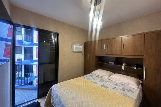 Quarto de apartamento para alugar com 1 quarto, 36m² em Centro, São Vicente
