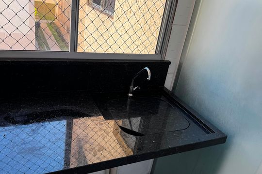 Cozinha de apartamento para alugar com 2 quartos, 38m² em Jd Petrópolis, Cotia