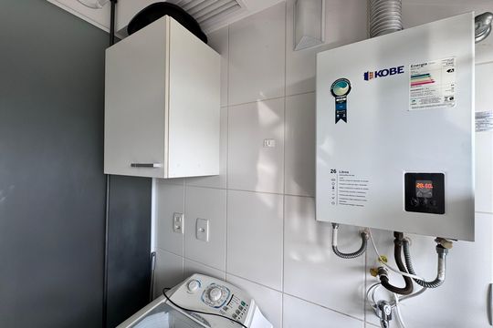 Cozinha e Área de Serviço de apartamento à venda com 2 quartos, 70m² em Recreio dos Bandeirantes, Rio de Janeiro