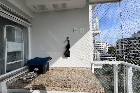 Varanda de apartamento à venda com 2 quartos, 70m² em Recreio dos Bandeirantes, Rio de Janeiro