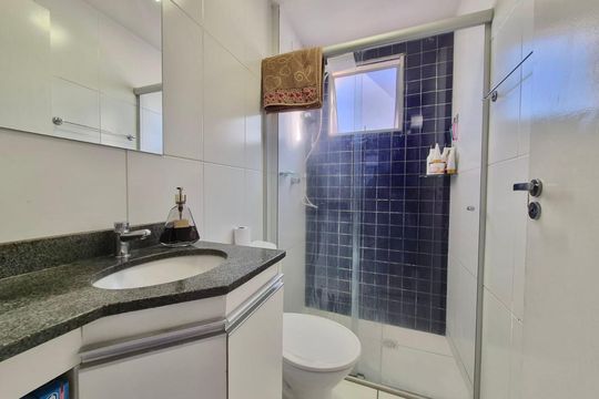 Banheiro de apartamento à venda com 2 quartos, 44m² em Parque Sao Jose, Belo Horizonte